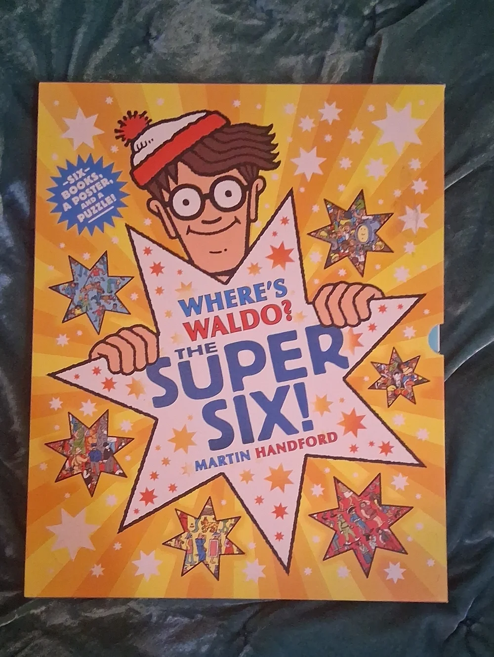 Where's Waldo the Super Six Book Collectoon with Bonus Jigsaw Puzzle - New!